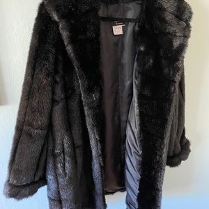 Dennis Basso Pelted Faux Fur Jacket